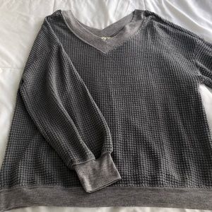 Waffle king long sleeve top